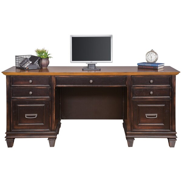 31.00'' H, Vintage Black with Wood Plank Tops, 70.00'' W X